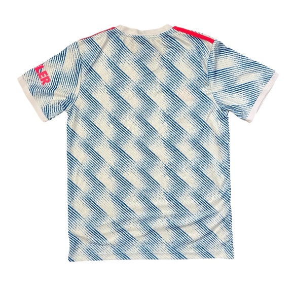 adidas - Manchester United 2021/2022 Football Soccer Away Kit Jersey White Small - Picture 4 of 6